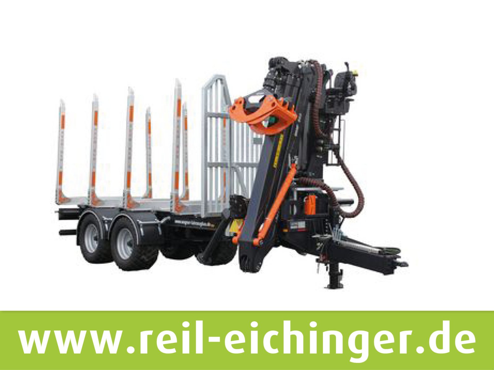 Rückewagen & Rückeanhänger tipa Reil & Eichinger Tandem-Kurzholzanhänger WTR 21/T860Z, Neumaschine u Nittenau (Slika 1)