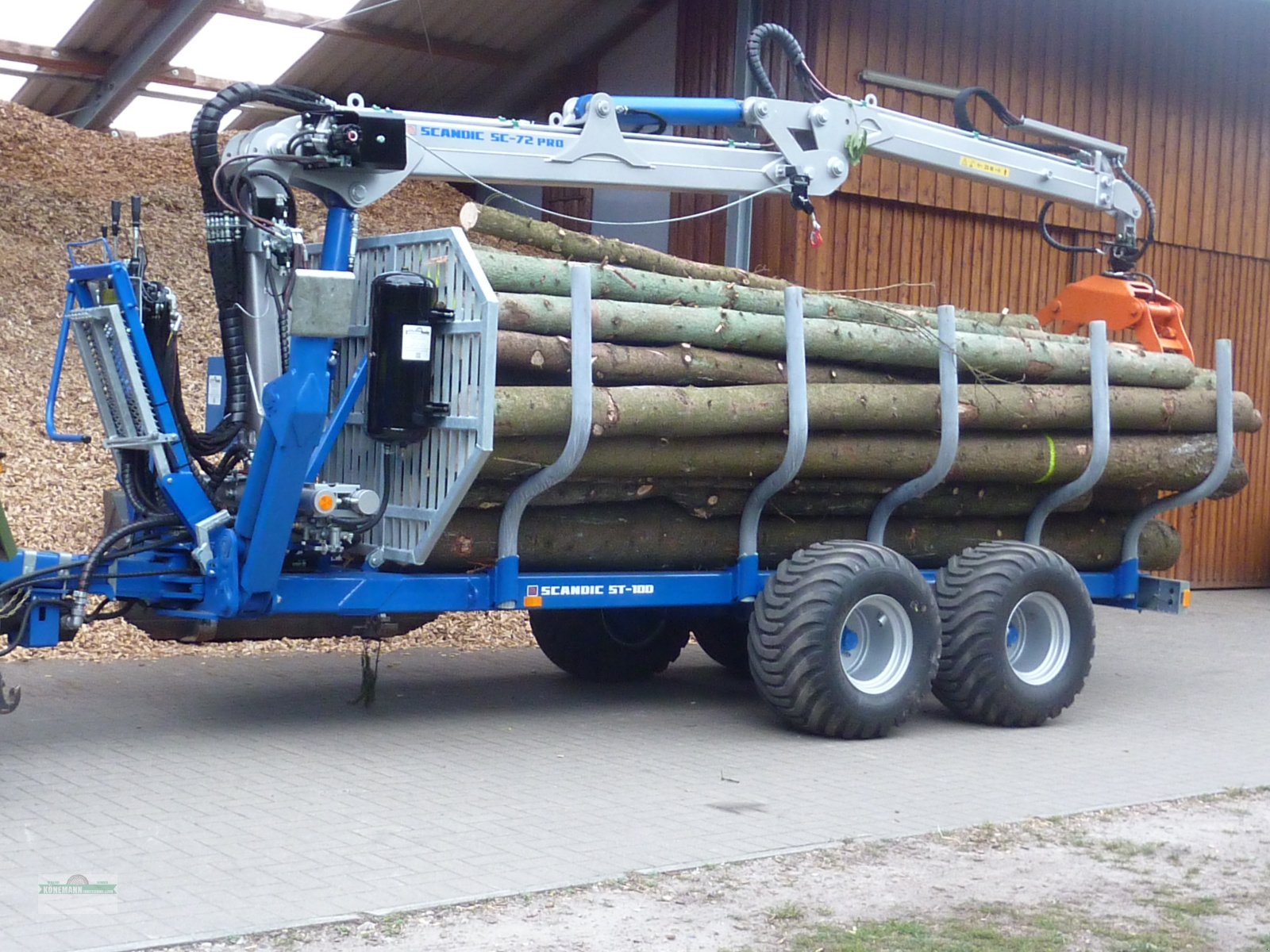 Rückewagen & Rückeanhänger van het type Scandic ST 10 D/72 PRO, Neumaschine in Neuenkirchen (Foto 10)