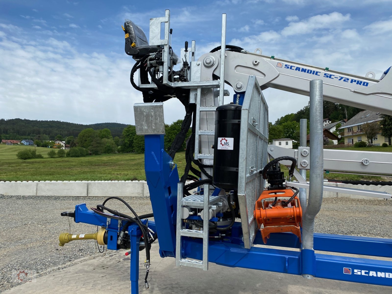 Rückewagen & Rückeanhänger du type Scandic ST-10D 13t 7,9m Kran 850kg Hubkraft Druckluft Hochsitz, Neumaschine en Tiefenbach (Photo 19)