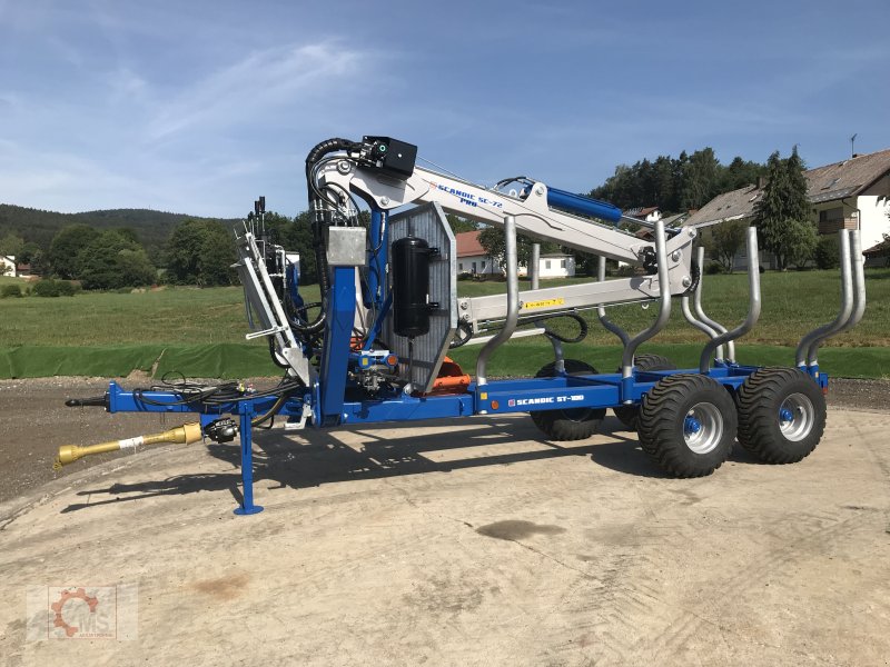 Rückewagen & Rückeanhänger του τύπου Scandic ST-10D 13t 7,9m Kran 850kg Hubkraft Druckluft Seilwinde, Neumaschine σε Tiefenbach (Φωτογραφία 1)