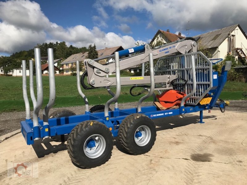 Rückewagen & Rückeanhänger typu Scandic ST-10D 13t 7,9m Kran 850kg Hubkraft Druckluft, Neumaschine v Tiefenbach (Obrázok 5)