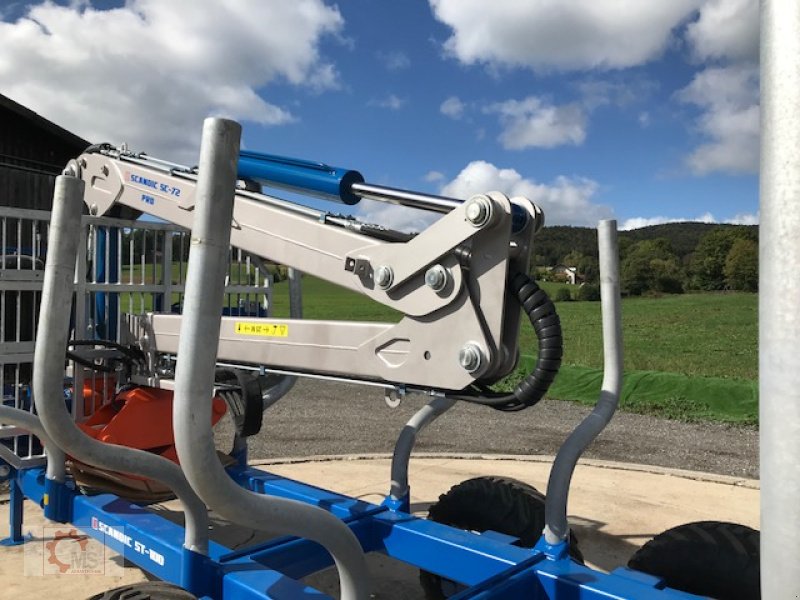 Rückewagen & Rückeanhänger van het type Scandic ST-10D 13t 7,9m Kran 850kg Hubkraft Druckluft, Neumaschine in Tiefenbach (Foto 10)