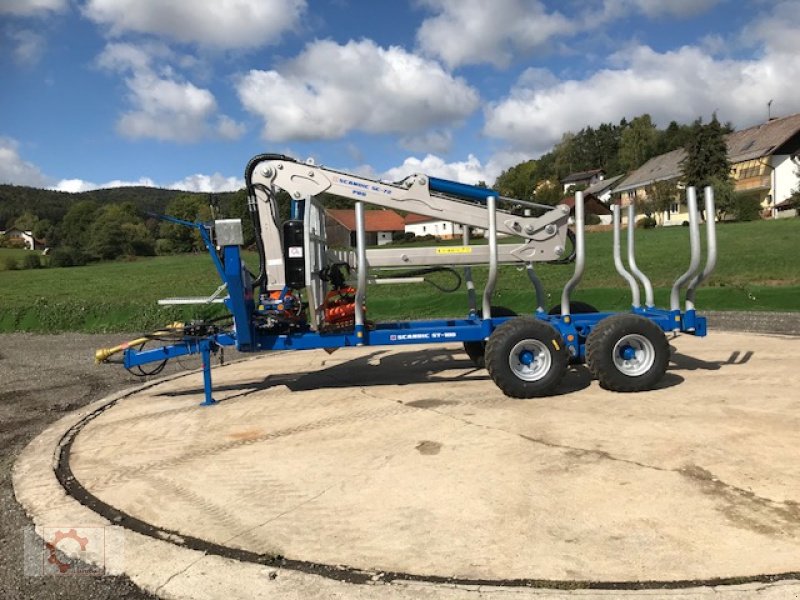 Rückewagen & Rückeanhänger van het type Scandic ST-10D 13t 7,9m Kran 850kg Hubkraft Druckluft, Neumaschine in Tiefenbach (Foto 16)