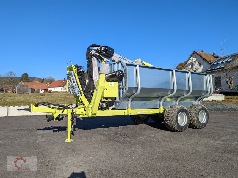 Rückewagen & Rückeanhänger tip Scandic ST-10D 13t 9m Kran 750kg Hubkraft Druckluft Funkfernsteuerung Sonderlackierung, Neumaschine in Tiefenbach (Poză 1)