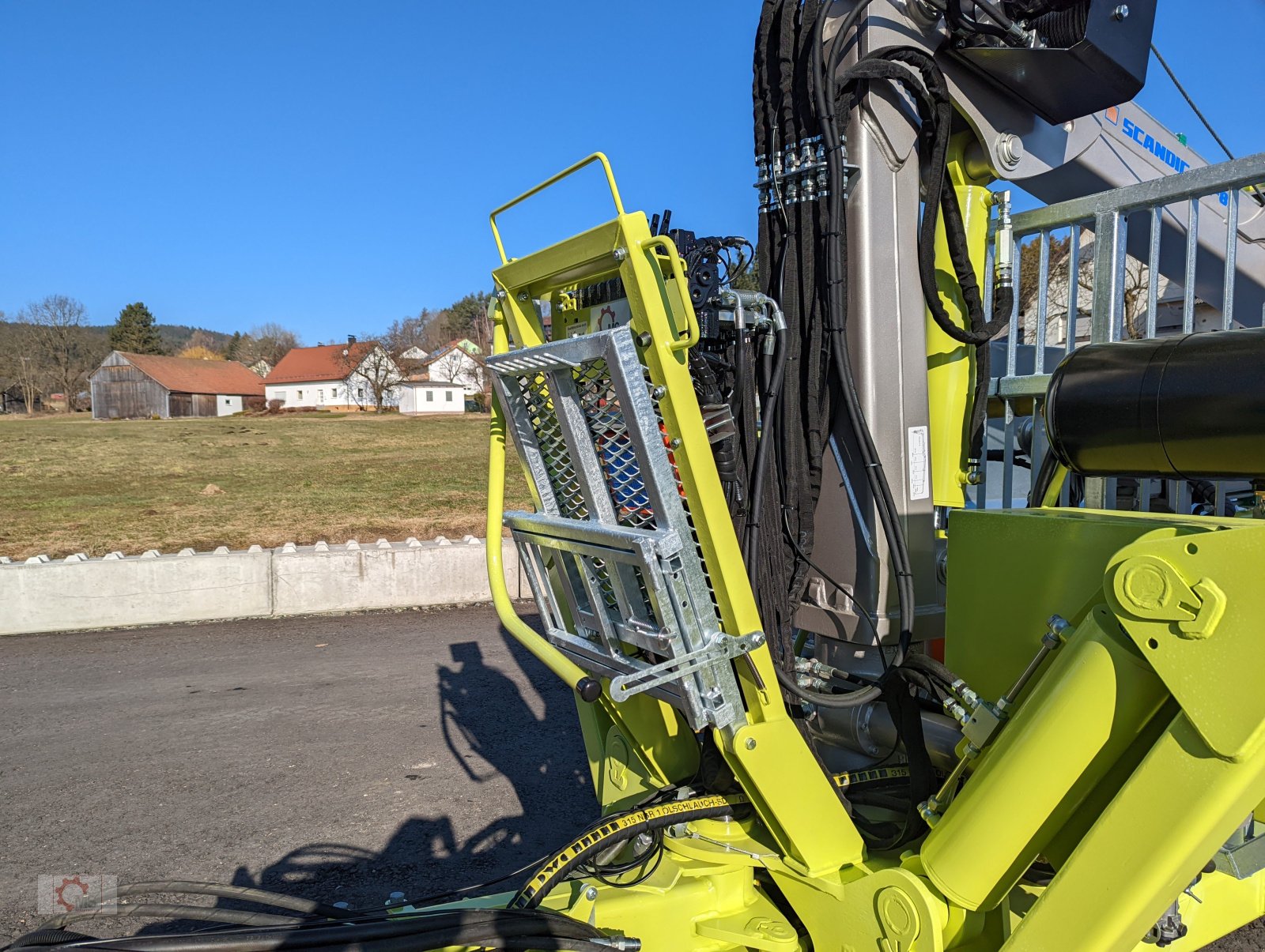 Rückewagen & Rückeanhänger typu Scandic ST-10D 13t 9m Kran 750kg Hubkraft Druckluft Funkfernsteuerung Sonderlackierung, Neumaschine w Tiefenbach (Zdjęcie 3)