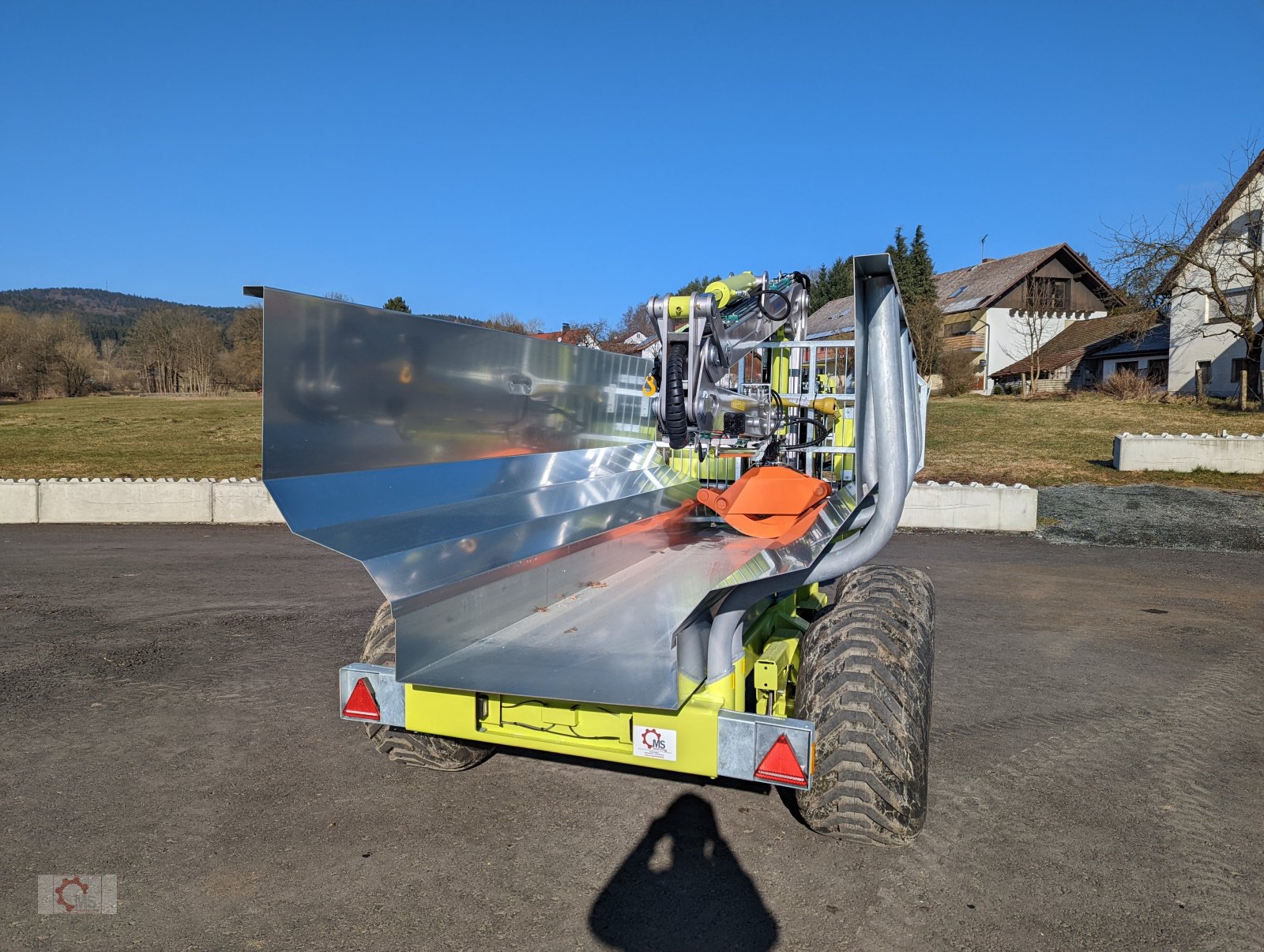 Rückewagen & Rückeanhänger tip Scandic ST-10D 13t 9m Kran 750kg Hubkraft Druckluft Funkfernsteuerung Sonderlackierung, Neumaschine in Tiefenbach (Poză 12)