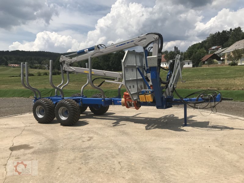 Rückewagen & Rückeanhänger des Typs Scandic ST-10S 13t 7,9m Kran 650kg Hubkraft Druckluft, Neumaschine in Tiefenbach (Bild 1)