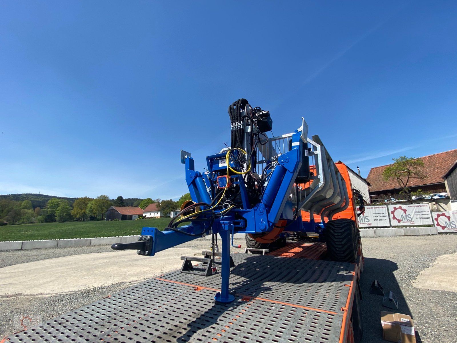 Rückewagen & Rückeanhänger van het type Scandic ST-10S 13t 9m Kran 750kg Hubkraft Druckluft Seilwinde Radantrieb, Neumaschine in Tiefenbach (Foto 9)