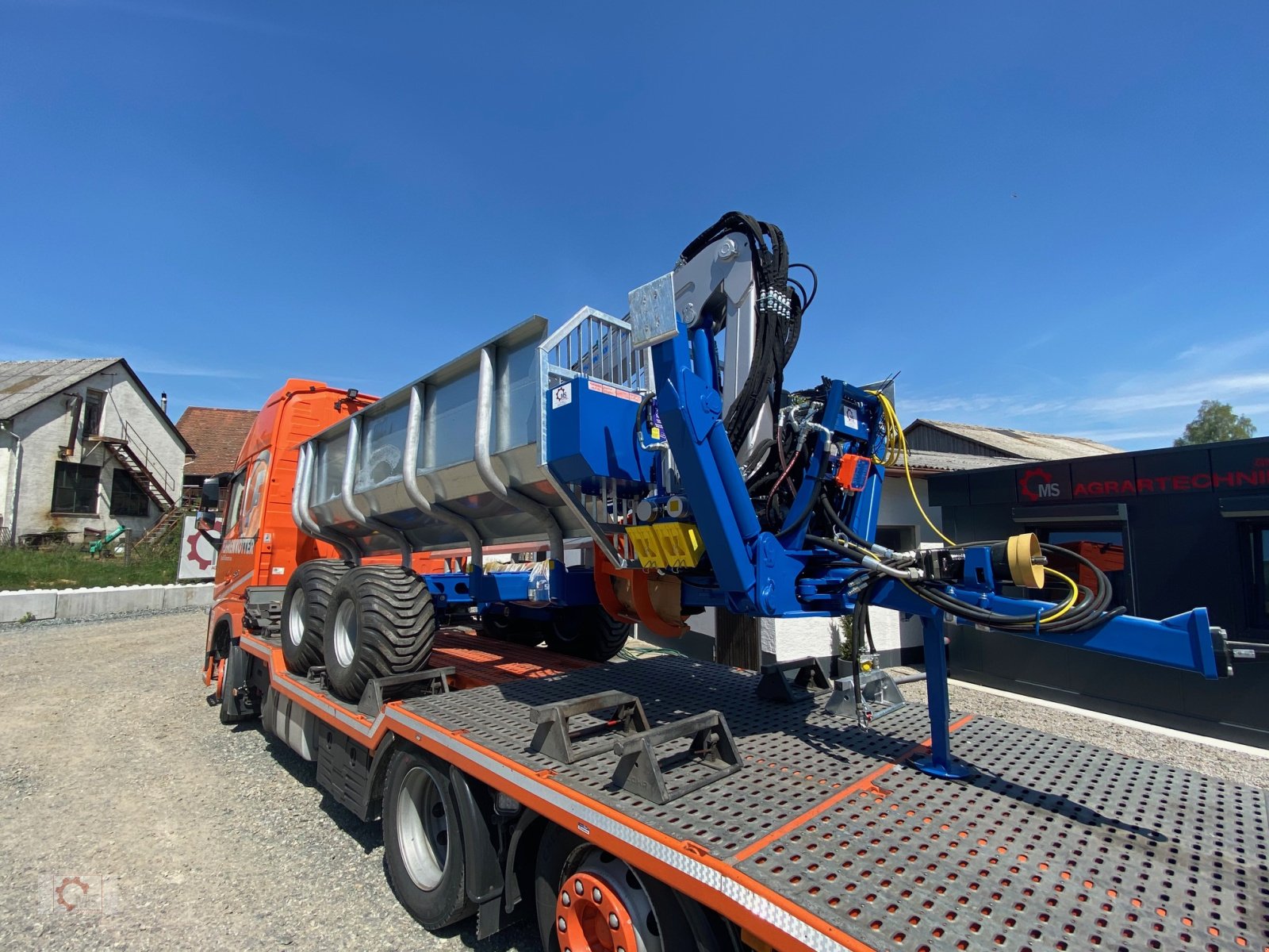 Rückewagen & Rückeanhänger van het type Scandic ST-10S 13t 9m Kran 750kg Hubkraft Druckluft Seilwinde Radantrieb, Neumaschine in Tiefenbach (Foto 10)