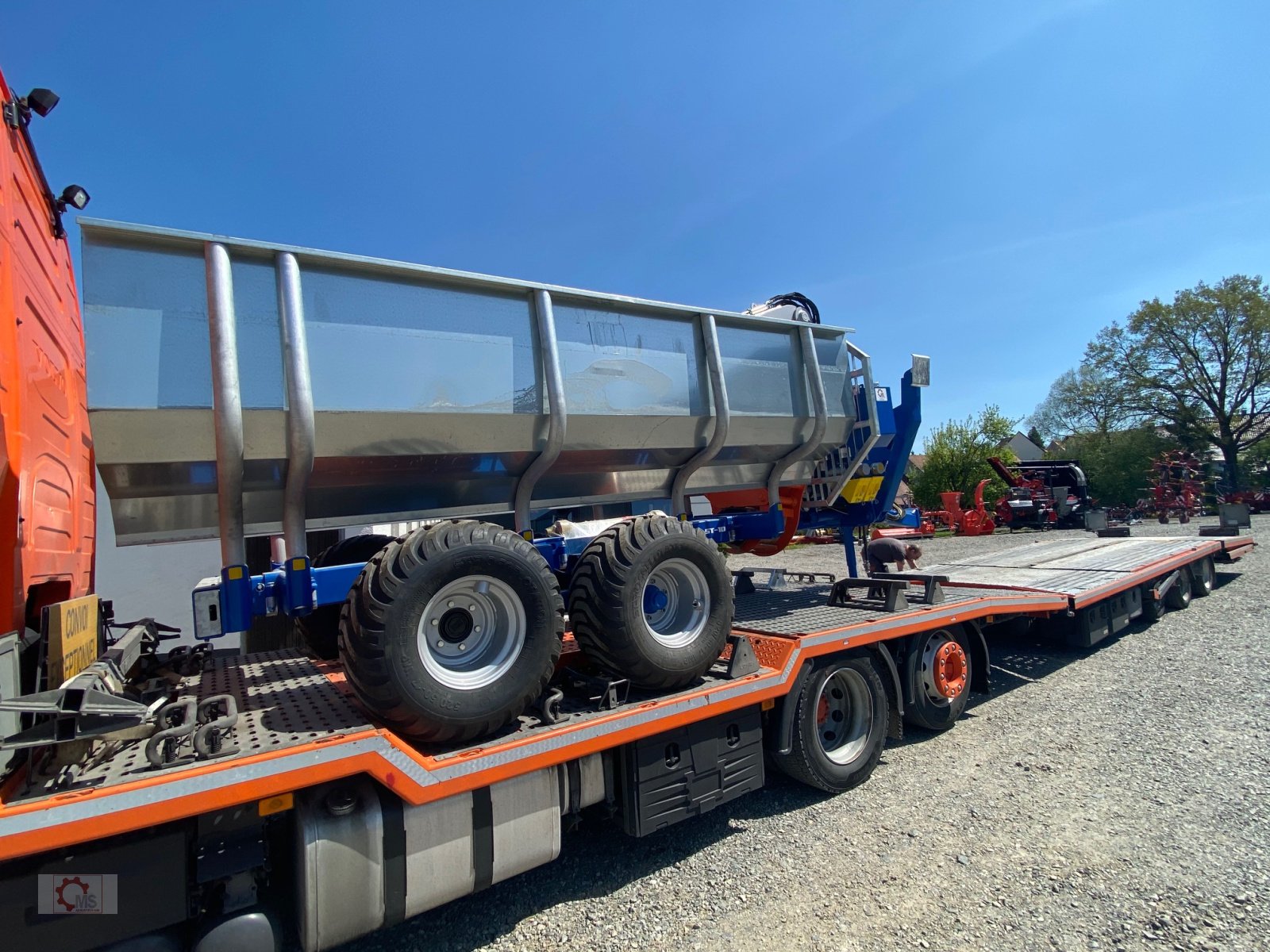 Rückewagen & Rückeanhänger tip Scandic ST-10S 13t 9m Kran 750kg Hubkraft Druckluft Seilwinde Radantrieb, Neumaschine in Tiefenbach (Poză 15)