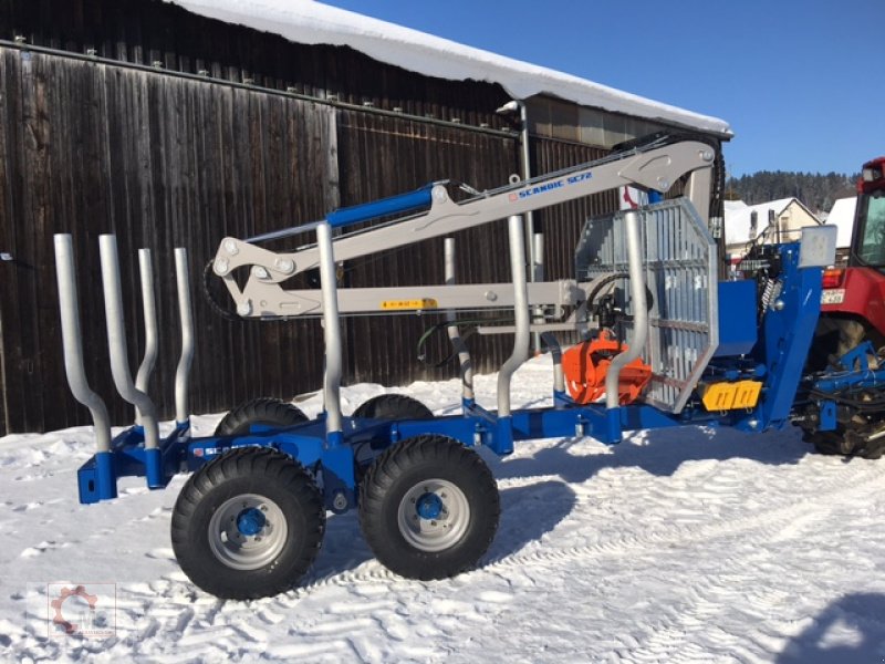 Rückewagen & Rückeanhänger typu Scandic ST-10S 13t Rückewagen 7,9m Kran 550kg Hubkraft Druckluft Seilwinde, Neumaschine v Tiefenbach (Obrázek 1)