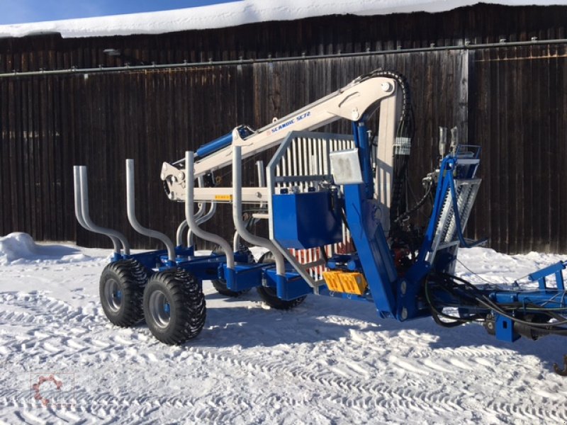 Rückewagen & Rückeanhänger typu Scandic ST-10S 13t Rückewagen 7,9m Kran 550kg Hubkraft Druckluft Seilwinde, Neumaschine v Tiefenbach (Obrázek 4)