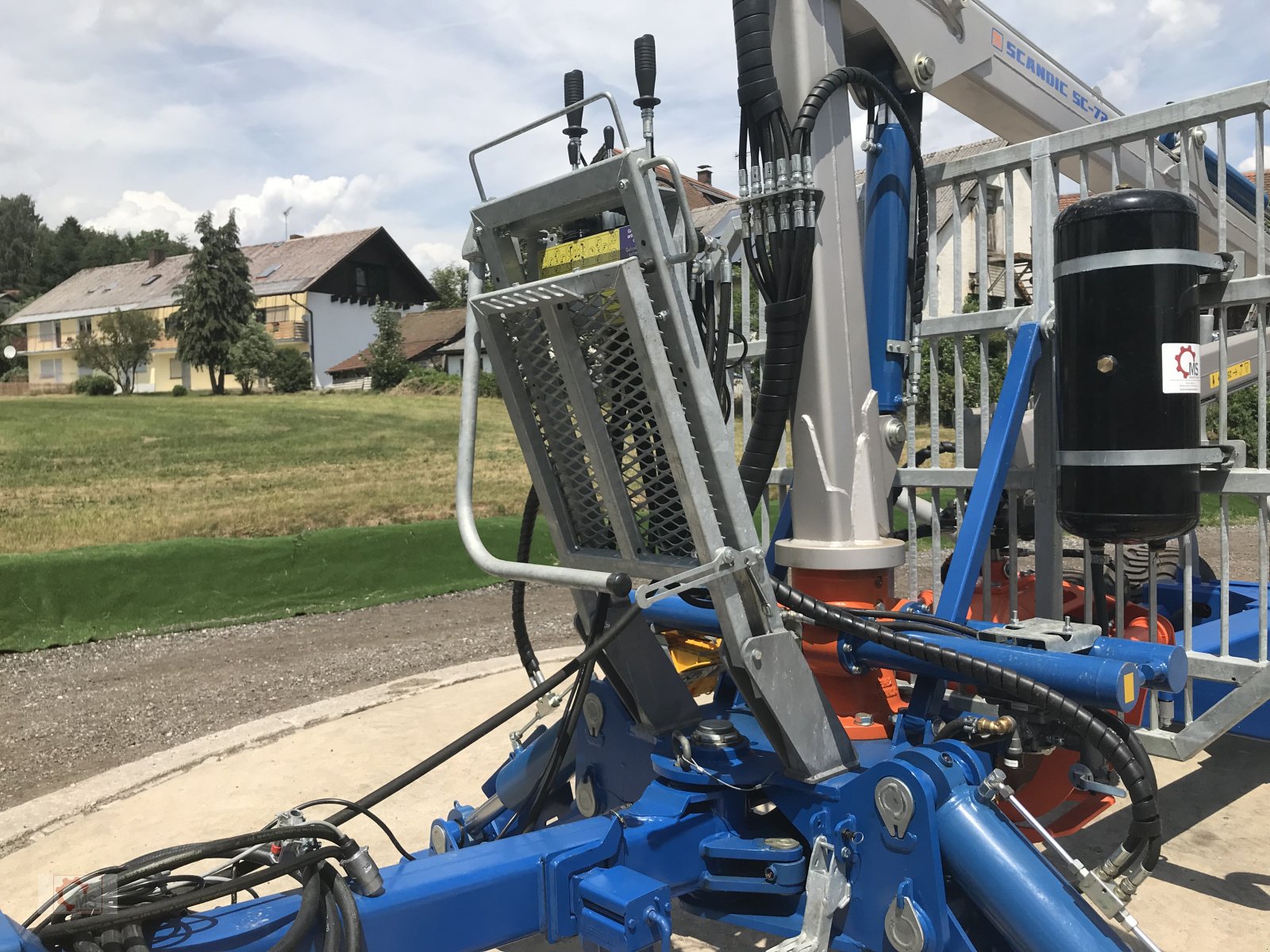 Rückewagen & Rückeanhänger van het type Scandic ST-10S Rückewagen 13t 7,9m Kran 550kg Hubkraft Druckluft, Neumaschine in Tiefenbach (Foto 5)