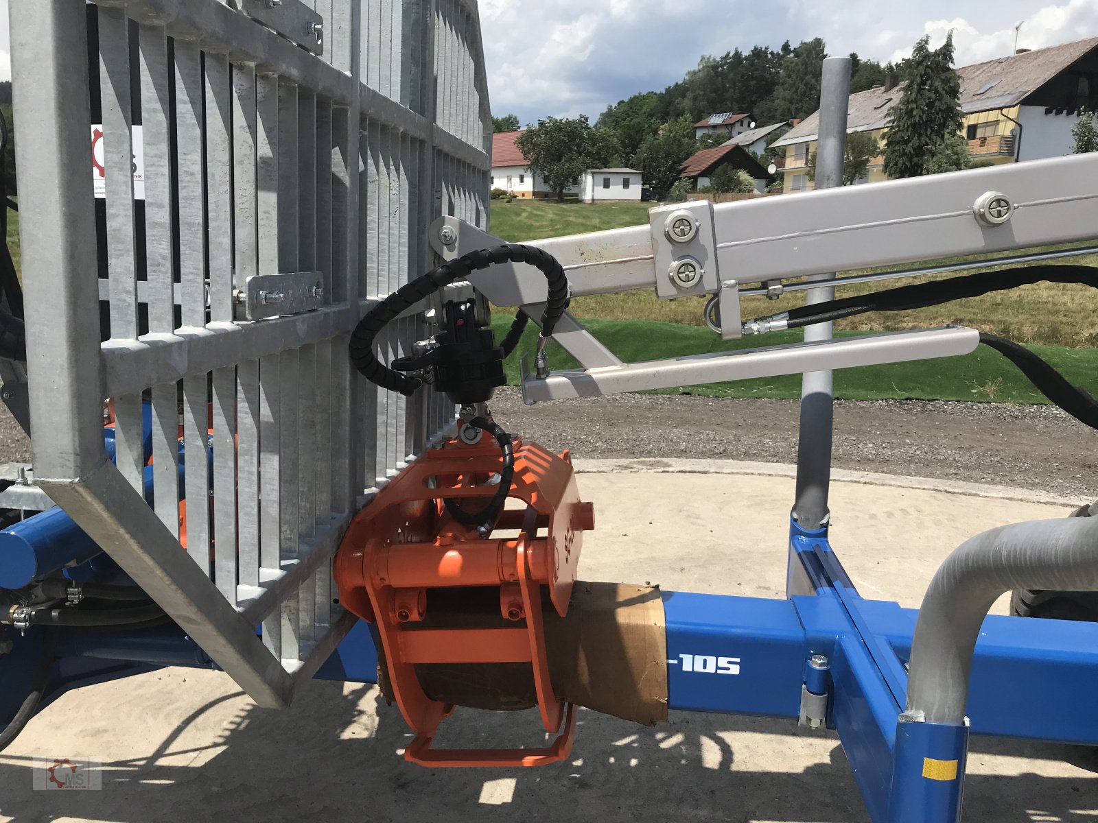 Rückewagen & Rückeanhänger van het type Scandic ST-10S Rückewagen 13t 7,9m Kran 550kg Hubkraft Druckluft, Neumaschine in Tiefenbach (Foto 9)