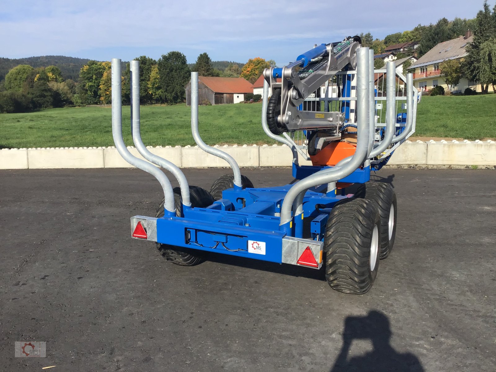 Rückewagen & Rückeanhänger van het type Scandic ST-10S Rückewagen 13t 7,9m Kran 850kg Hubkraft Druckluft, Neumaschine in Tiefenbach (Foto 10)