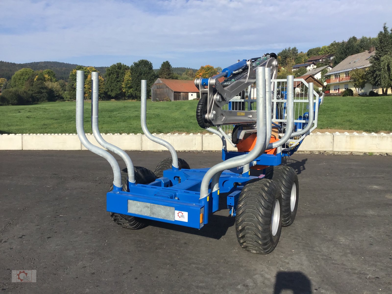 Rückewagen & Rückeanhänger du type Scandic ST-10S Rückewagen 13t 7,9m Kran 850kg Hubkraft Druckluft, Neumaschine en Tiefenbach (Photo 11)