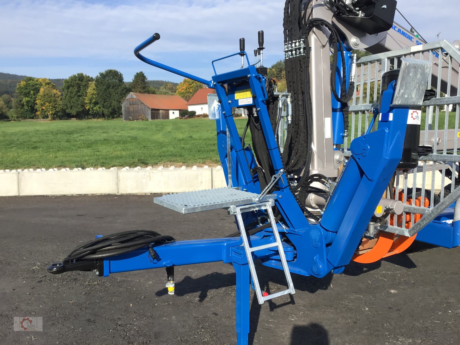 Rückewagen & Rückeanhänger van het type Scandic ST-10S Rückewagen 13t 7,9m Kran 850kg Hubkraft Druckluft, Neumaschine in Tiefenbach (Foto 19)