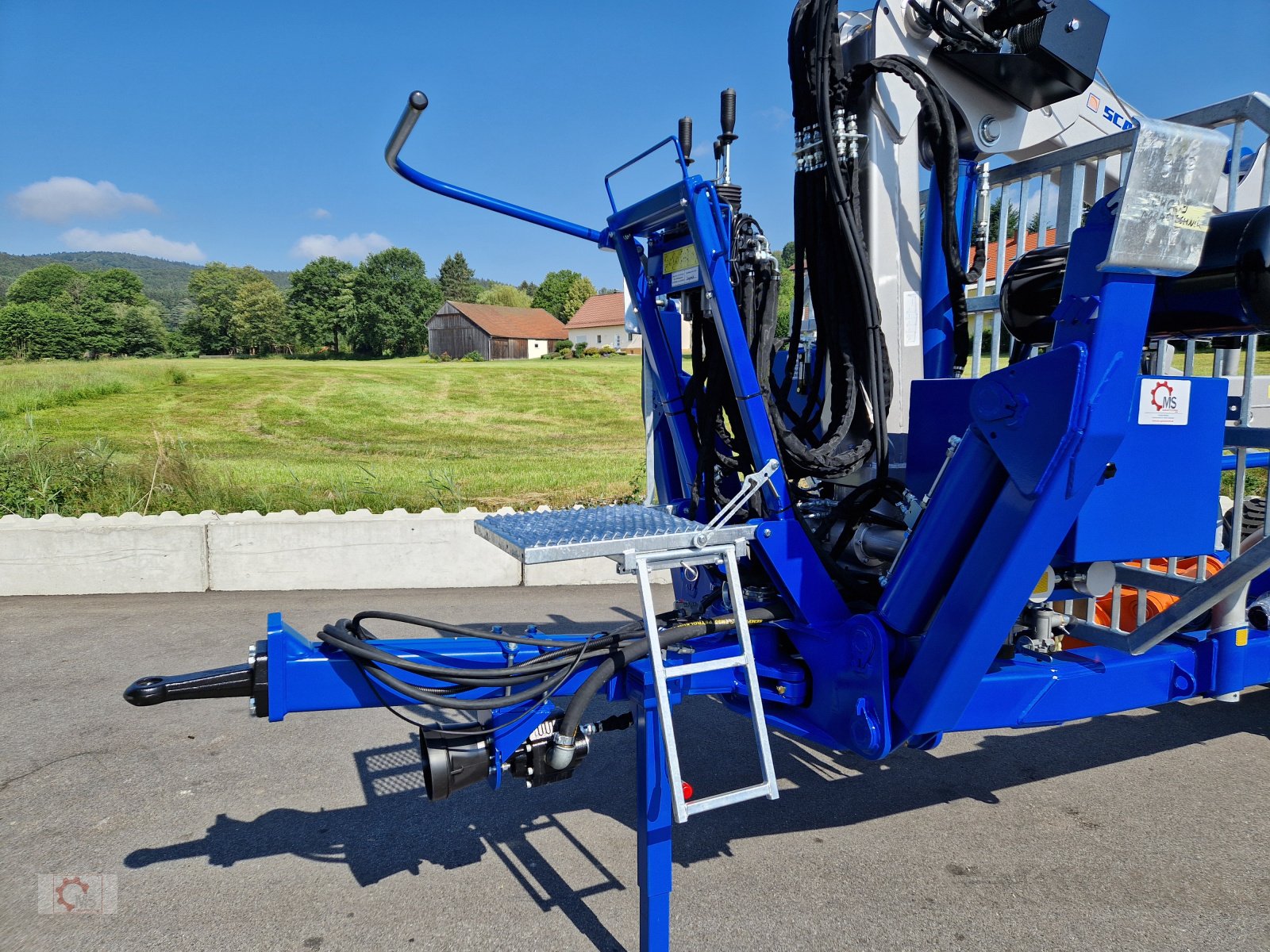 Rückewagen & Rückeanhänger tip Scandic ST-12D 16t Druckluft 9m Kran 750kg Hubkraft Seilwinde sofort verfügbar, Neumaschine in Tiefenbach (Poză 16)