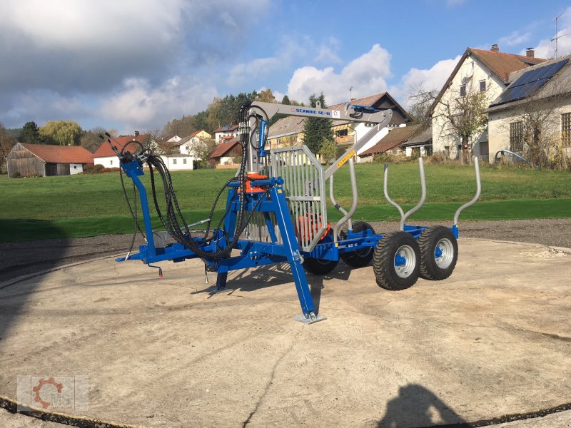 Rückewagen & Rückeanhänger typu Scandic ST-6 7,4t 4,5m Kran Auflauf Hydr. Bremse, Neumaschine v Tiefenbach (Obrázok 1)