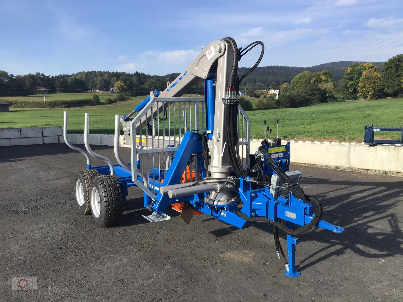 Rückewagen & Rückeanhänger типа Scandic ST-6 7,4t 5,9m Kran 600kg Hubkraft Auflauf Hydr.Bremse, Neumaschine в Tiefenbach (Фотография 5)