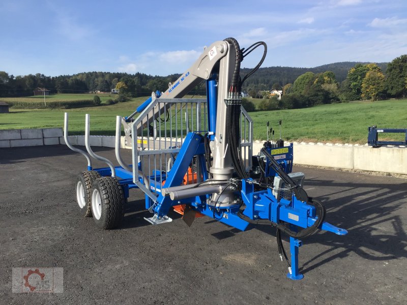 Rückewagen & Rückeanhänger van het type Scandic ST-6 Rückewagen 7,4t 5,9m Kran 600kg Hubkraft Auflauf Hydr.Bremse sofort verfügbar, Neumaschine in Tiefenbach (Foto 1)