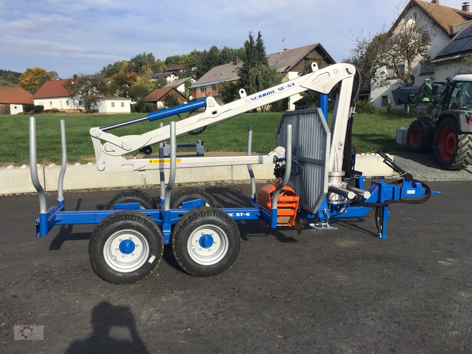 Rückewagen & Rückeanhänger des Typs Scandic ST-6 Rückewagen 7,4t 5,9m Kran 600kg Hubkraft Auflauf Hydr.Bremse, Neumaschine in Tiefenbach (Bild 2)