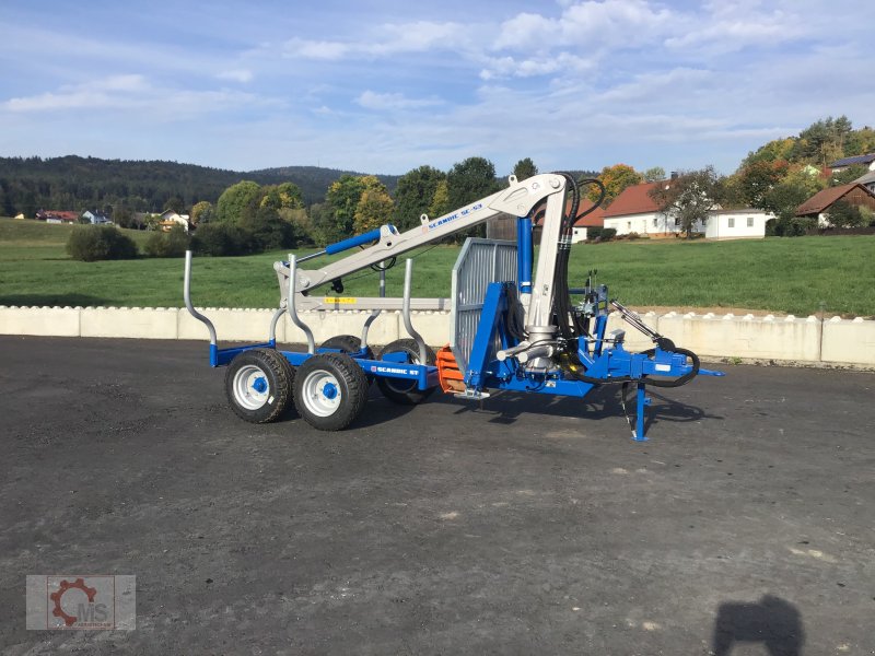 Rückewagen & Rückeanhänger typu Scandic ST-6 Rückewagen 7,4t 5,9m Kran 600kg Hubkraft Auflauf Hydr.Bremse, Neumaschine v Tiefenbach