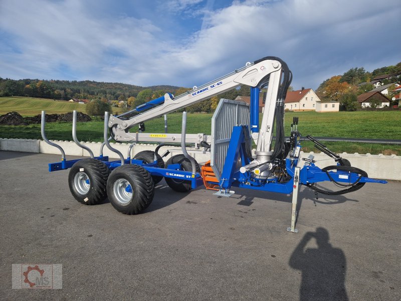 Rückewagen & Rückeanhänger типа Scandic ST-7 Rückewagen 7,4t 7,1m Kran 450kg Hubkraft Auflauf Hydr.Bremse, Neumaschine в Tiefenbach