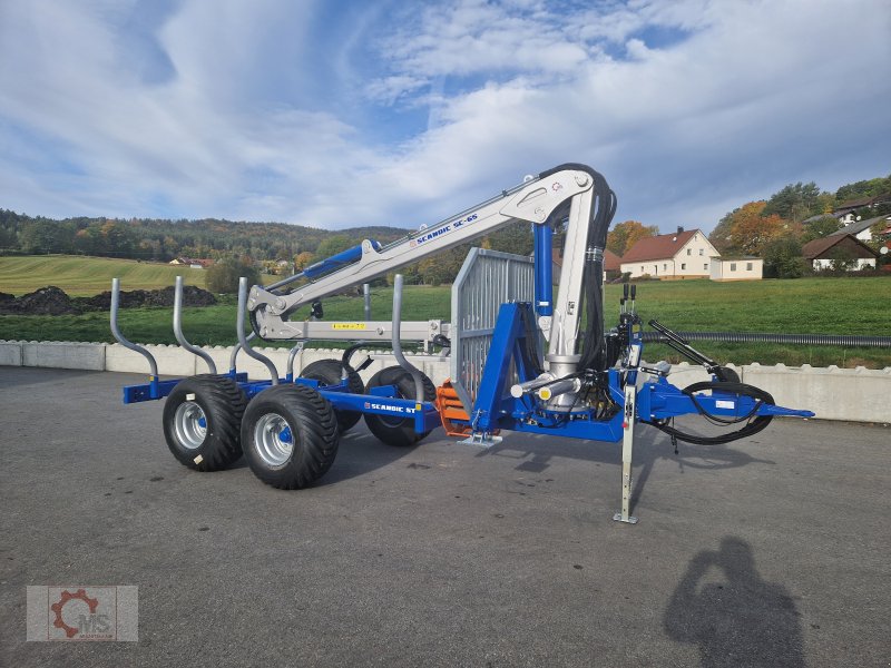 Rückewagen & Rückeanhänger typu Scandic ST-7 Rückewagen 7,4t 7,1m Kran 450kg Hubkraft Auflauf Hydr.Bremse, Neumaschine v Tiefenbach (Obrázek 1)