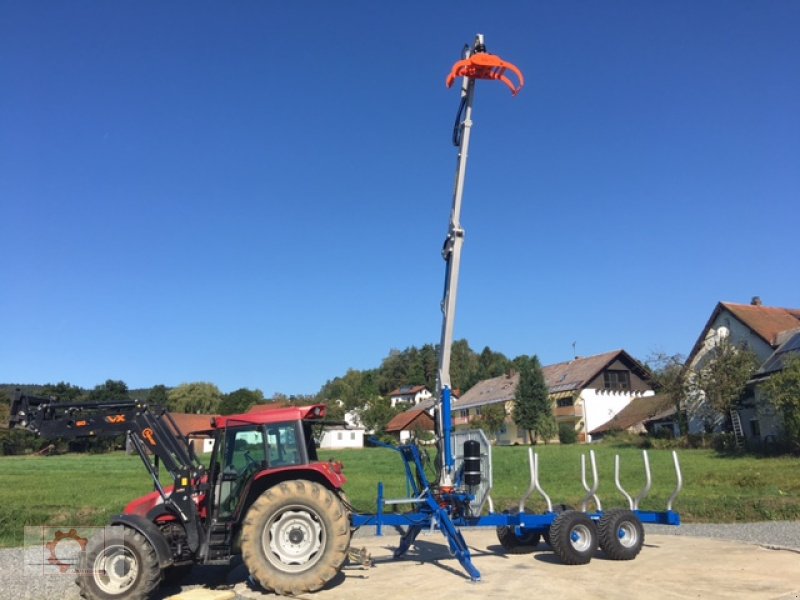 Rückewagen & Rückeanhänger a típus Scandic ST-8 10,5t 7,1m Kran 600kg Hubkraft Druckluft, Neumaschine ekkor: Tiefenbach (Kép 23)