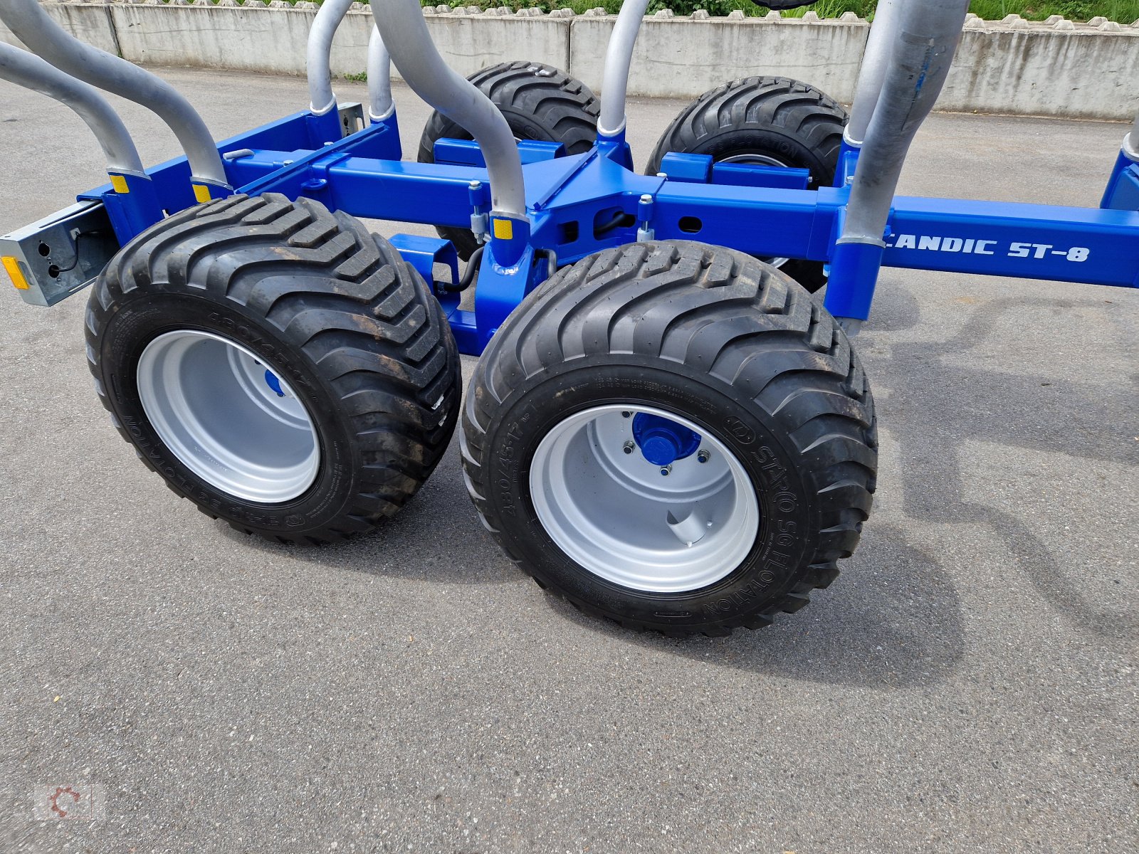 Rückewagen & Rückeanhänger van het type Scandic ST-8 10,5t 7,9m Kran 550kg Hubkraft Druckluft Untenanhängung, Neumaschine in Tiefenbach (Foto 9)