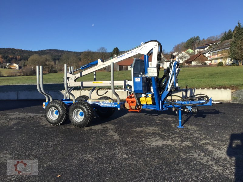 Rückewagen & Rückeanhänger van het type Scandic ST-8 10,5t 7,9m Kran 550kg Hubkraft Druckluft, Neumaschine in Tiefenbach (Foto 1)