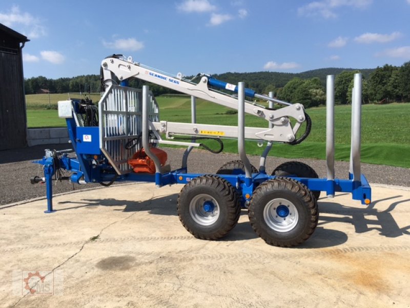 Rückewagen & Rückeanhänger typu Scandic ST-8 7,1m Kran 600kg Hubkraft Aufl-Hydr.Bremse, Neumaschine v Tiefenbach (Obrázek 10)