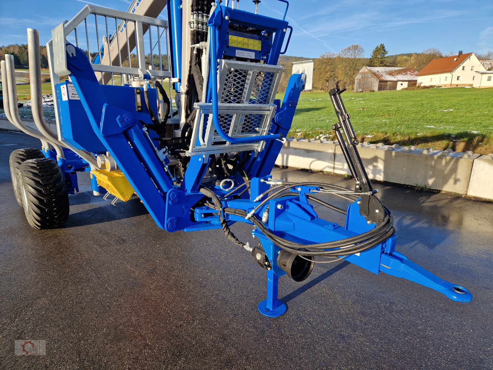 Rückewagen & Rückeanhänger des Typs Scandic ST-8 7,1m Kran 600kg Hubkraft Aufl-Hydr.Bremse, Neumaschine in Tiefenbach (Bild 5)