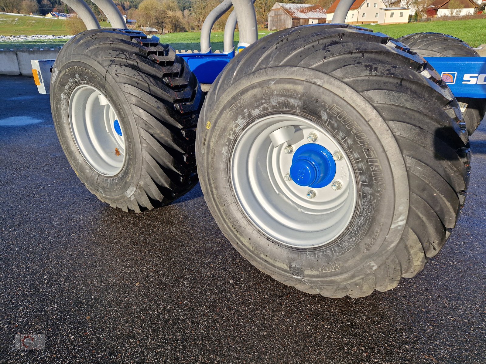 Rückewagen & Rückeanhänger des Typs Scandic ST-8 7,1m Kran 600kg Hubkraft Aufl-Hydr.Bremse, Neumaschine in Tiefenbach (Bild 7)