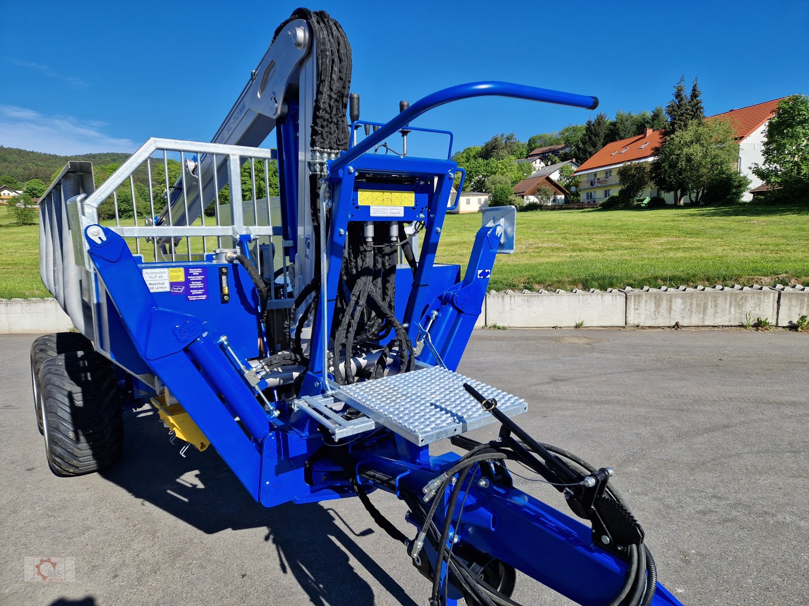 Rückewagen & Rückeanhänger tip Scandic ST-8 7,9m Kran 550kg Hubkraft Auflauf Hydr. Bremse, Neumaschine in Tiefenbach (Poză 8)