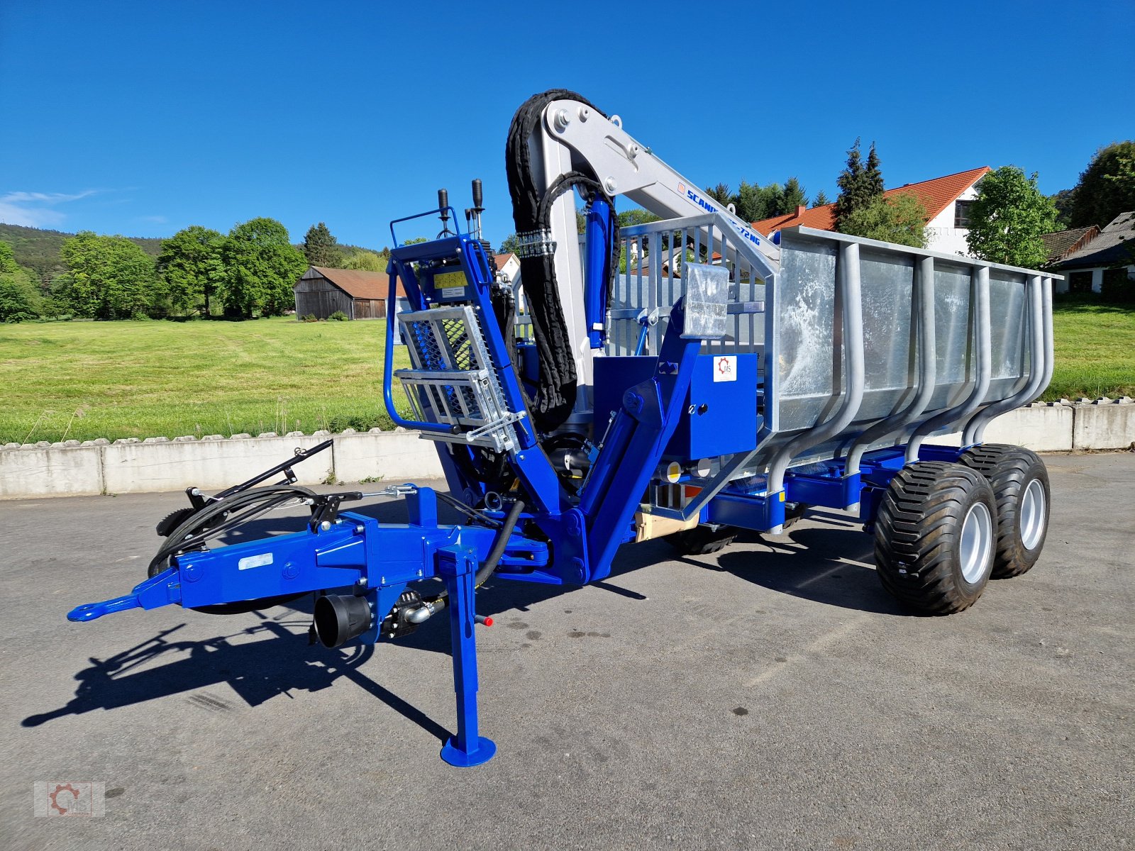 Rückewagen & Rückeanhänger du type Scandic ST-8 7,9m Kran 550kg Hubkraft Auflauf Hydr. Bremse, Neumaschine en Tiefenbach (Photo 14)