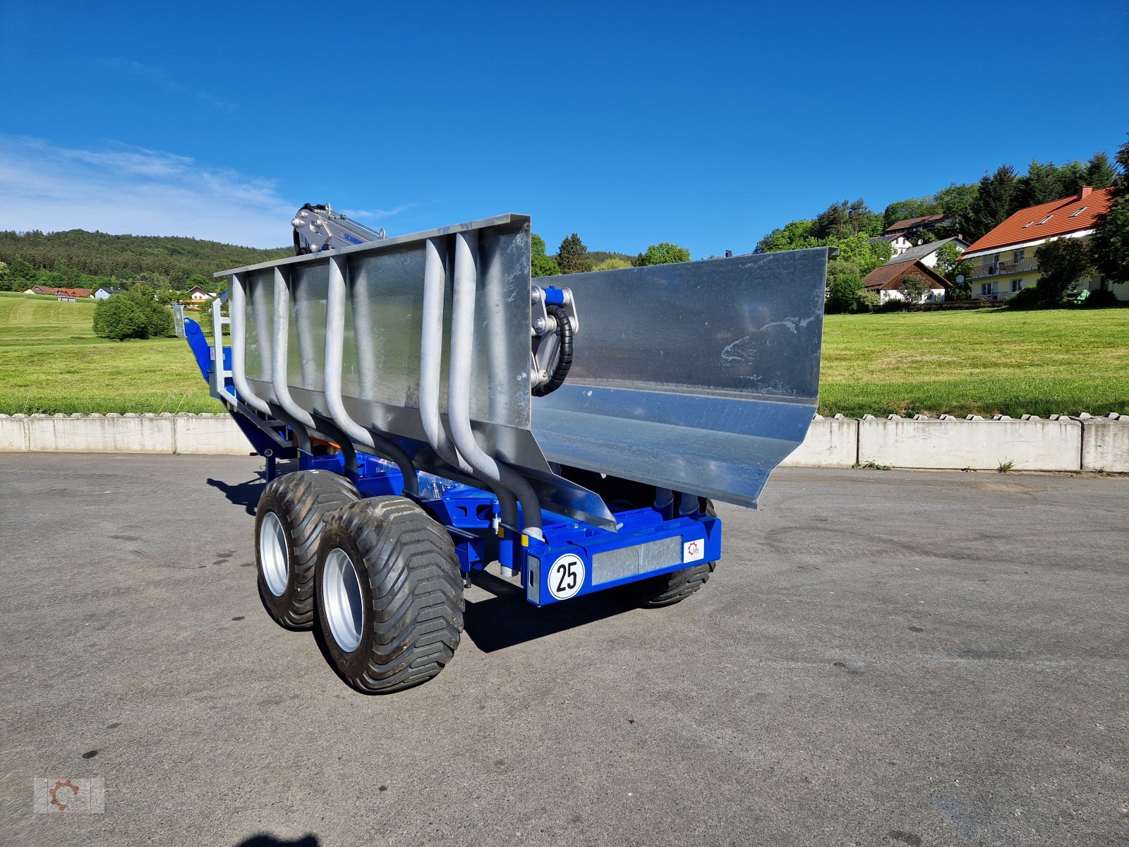 Rückewagen & Rückeanhänger of the type Scandic ST-8 7,9m Kran 550kg Hubkraft Auflauf Hydr. Bremse, Neumaschine in Tiefenbach (Picture 19)