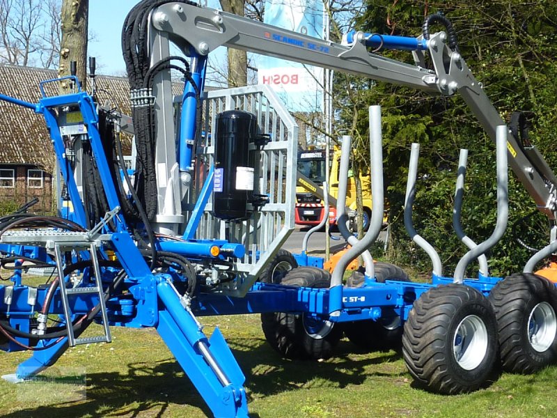 Rückewagen & Rückeanhänger Türe ait Scandic ST 8 Druckluftbremse, Neumaschine içinde Neuenkirchen (resim 1)