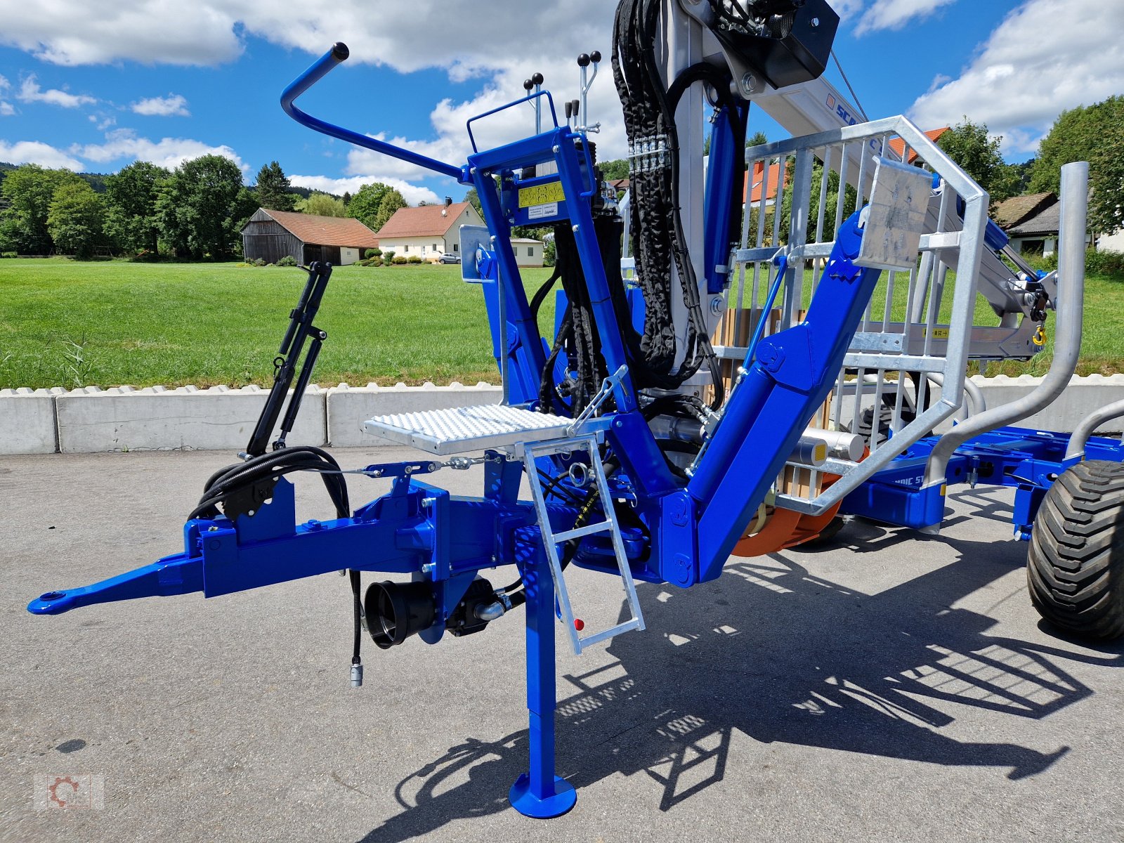 Rückewagen & Rückeanhänger of the type Scandic ST-8 Rückewagen 7,9m Kran 550kg Hubkraft Drehhebelsteuerung Auflauf Hydr. Bremse, Neumaschine in Tiefenbach (Picture 14)