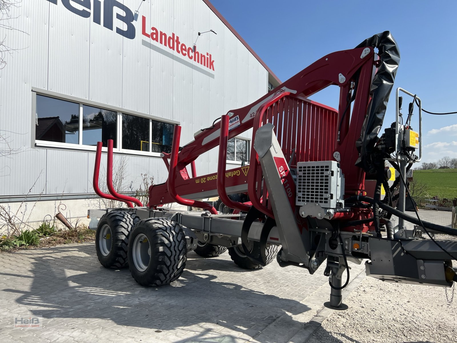 Rückewagen & Rückeanhänger Türe ait Schlang & Reichart SR 1100, Neumaschine içinde Merkendorf (resim 1)