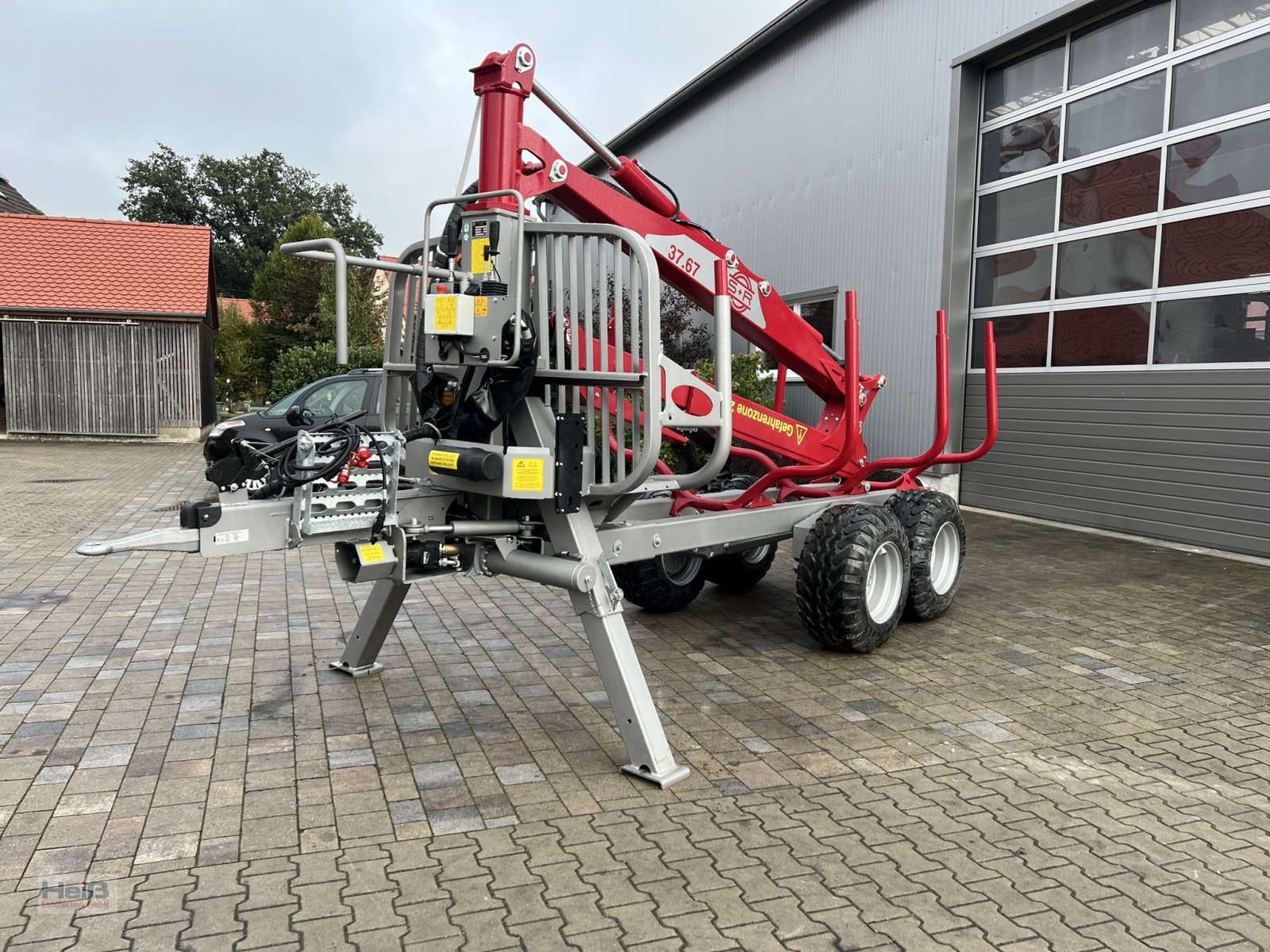 Rückewagen & Rückeanhänger van het type Schlang & Reichart SR 800, Neumaschine in Merkendorf (Foto 2)