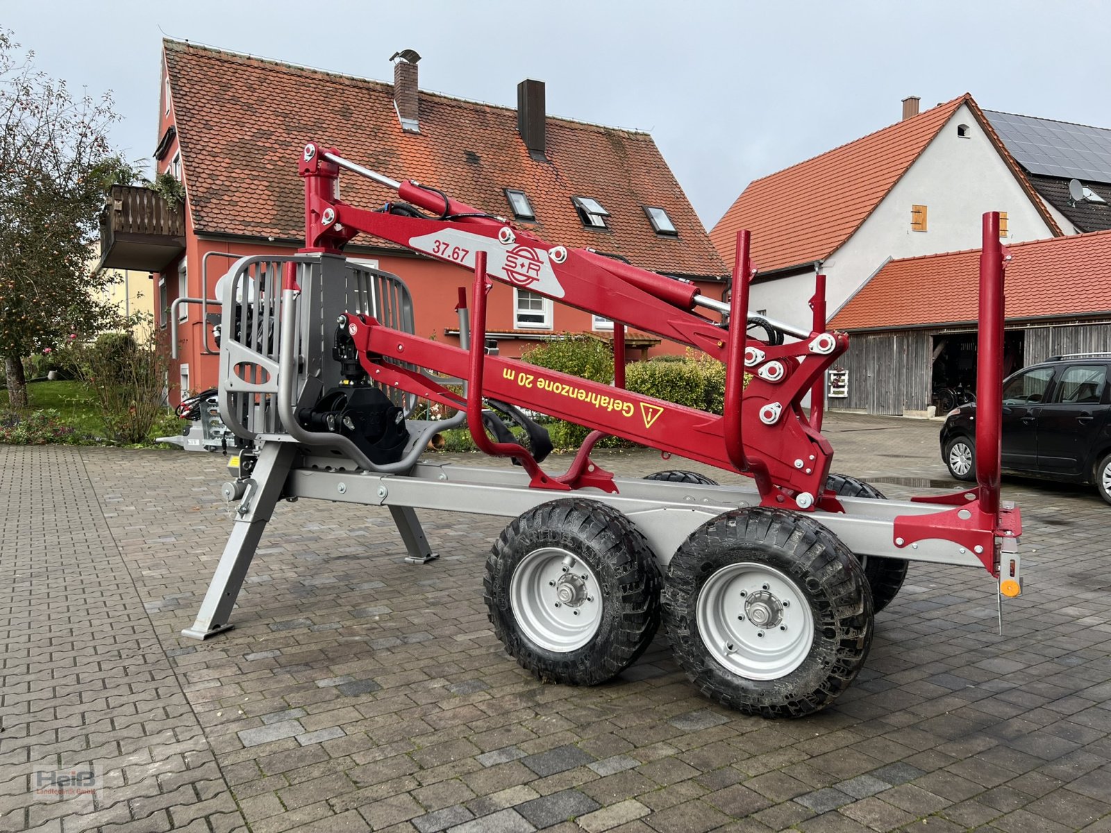 Rückewagen & Rückeanhänger van het type Schlang & Reichart SR 800, Neumaschine in Merkendorf (Foto 5)