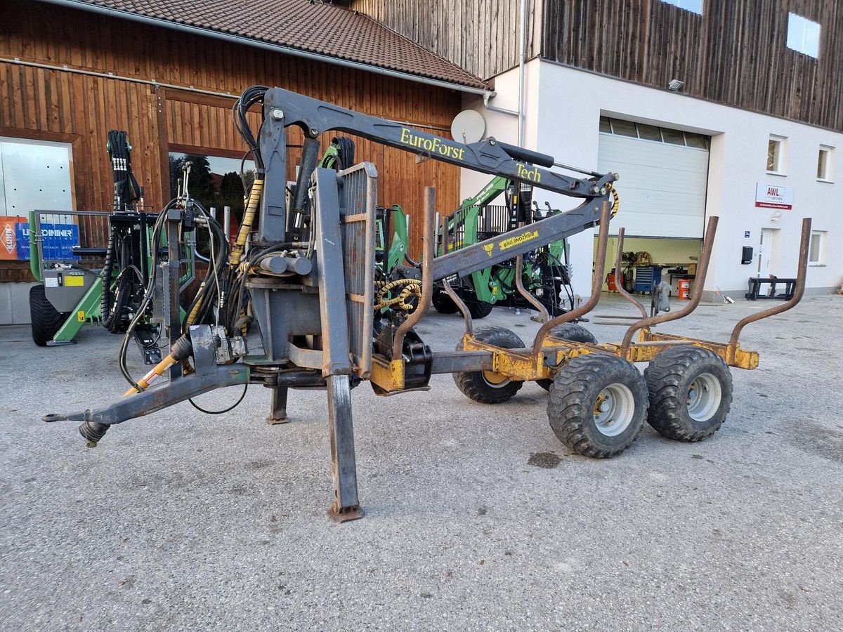 Rückewagen & Rückeanhänger of the type Sonstige EUROFORST 9Tonnen mit 6,5m Kran, Gebrauchtmaschine in Grünbach (Picture 1)