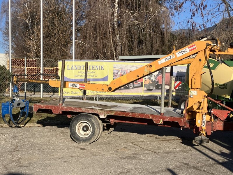 Rückewagen & Rückeanhänger Türe ait Sonstige Penz Kran 6,7m & Eigenbauanhänger, Gebrauchtmaschine içinde Villach (resim 1)