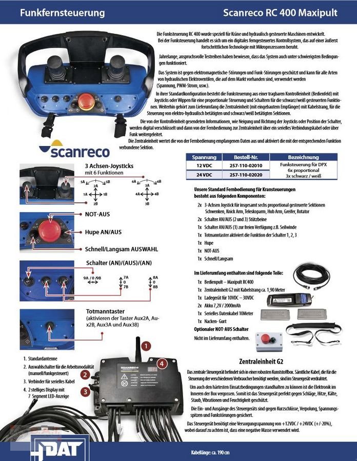 Rückewagen & Rückeanhänger Türe ait Sonstige Sanreco Funksteuerung Rückewagen, Neumaschine içinde Eberschwang (resim 2)