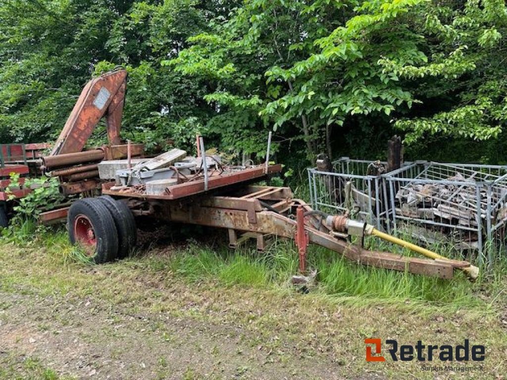 Rückewagen & Rückeanhänger типа Sonstige TRAKTOR VOGN MED KRAN, Gebrauchtmaschine в Rødovre (Фотография 1)