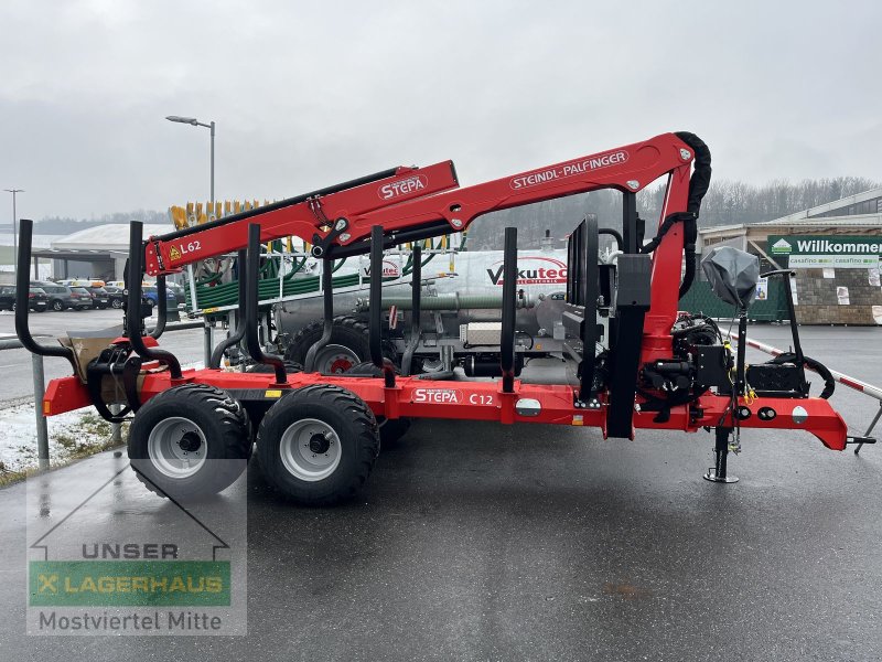 Rückewagen & Rückeanhänger del tipo Stepa C 12 AK + FL 6295, Neumaschine In Bergland (Immagine 1)