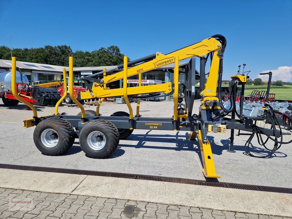 Rückewagen & Rückeanhänger typu Uniforst 10.44 mit 7,10 Meter Kran NEU 10 Tonnen, Gebrauchtmaschine w Tarsdorf (Zdjęcie 3)