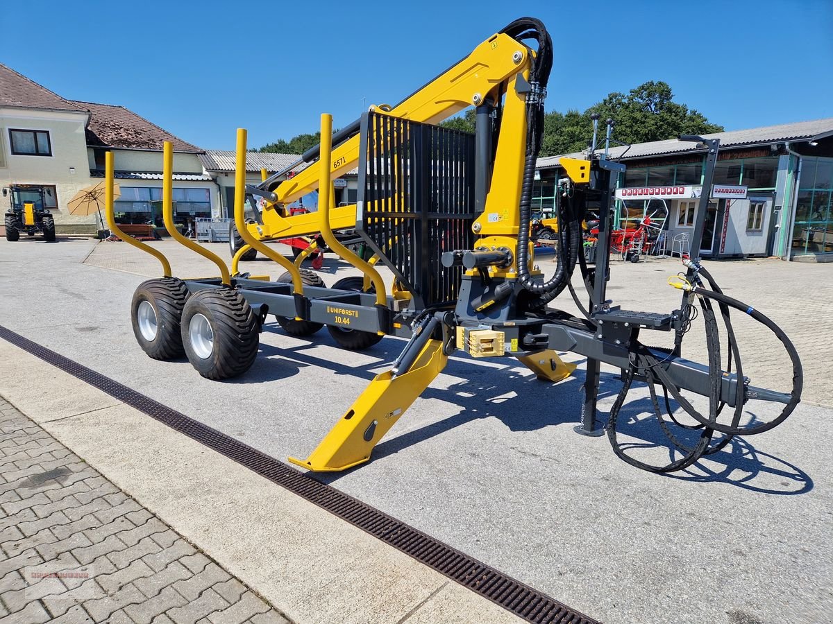 Rückewagen & Rückeanhänger tipa Uniforst 10.44 mit 7,10 Meter Kran NEU 10 Tonnen, Gebrauchtmaschine u Tarsdorf (Slika 1)